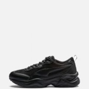 Puma Womens Cilia Trainers - Puma Black/Puma Silver/Peach Bud - UK 4