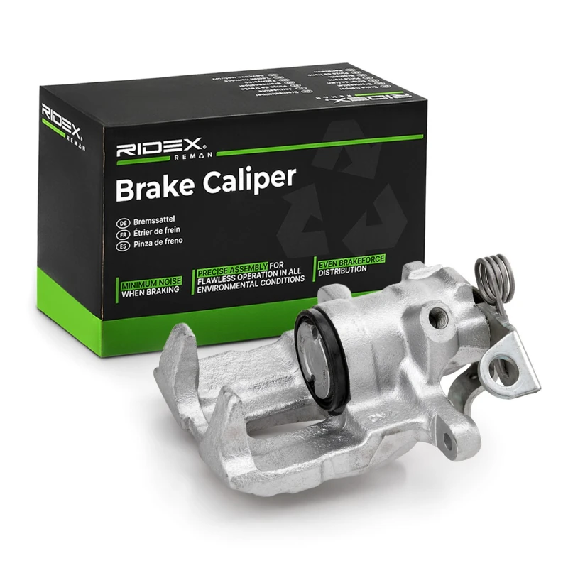 Image of RIDEX REMAN 78B0160R Brake caliper Rear Axle, without holder Cast Iron Brake Caliper (78)