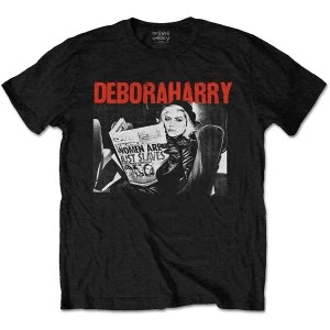 Debbie Harry - Women Are Just Slaves Mens XX-Large T-Shirt - Black