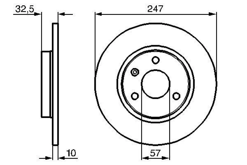 Image of Brake disc Bosch 0 986 478 142