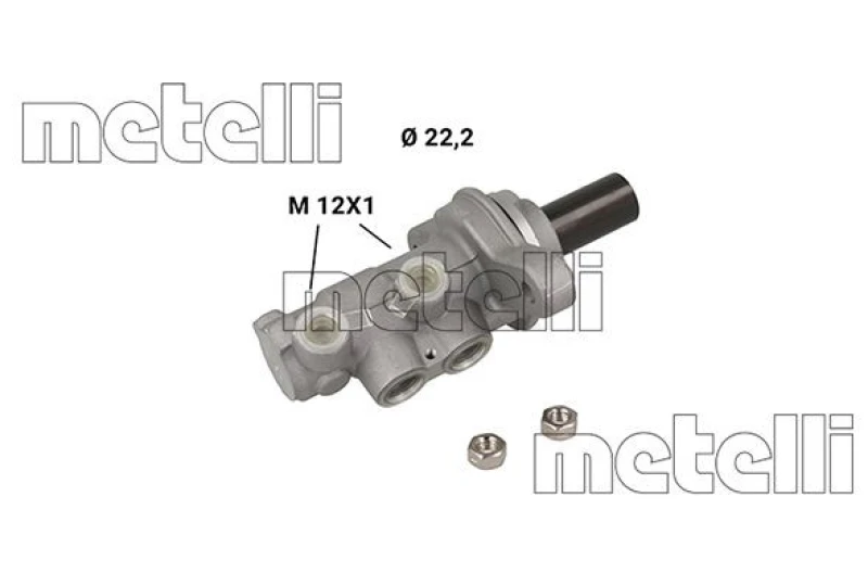 Image of METELLI Brake master cylinder METELLI 05-1280