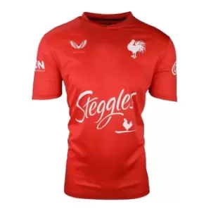 Image of Castore Sydney Roosters 2021 Training T-Shirt Mens - Red