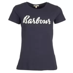 Image of Barbour Womens Rebecca Tee Navy 12