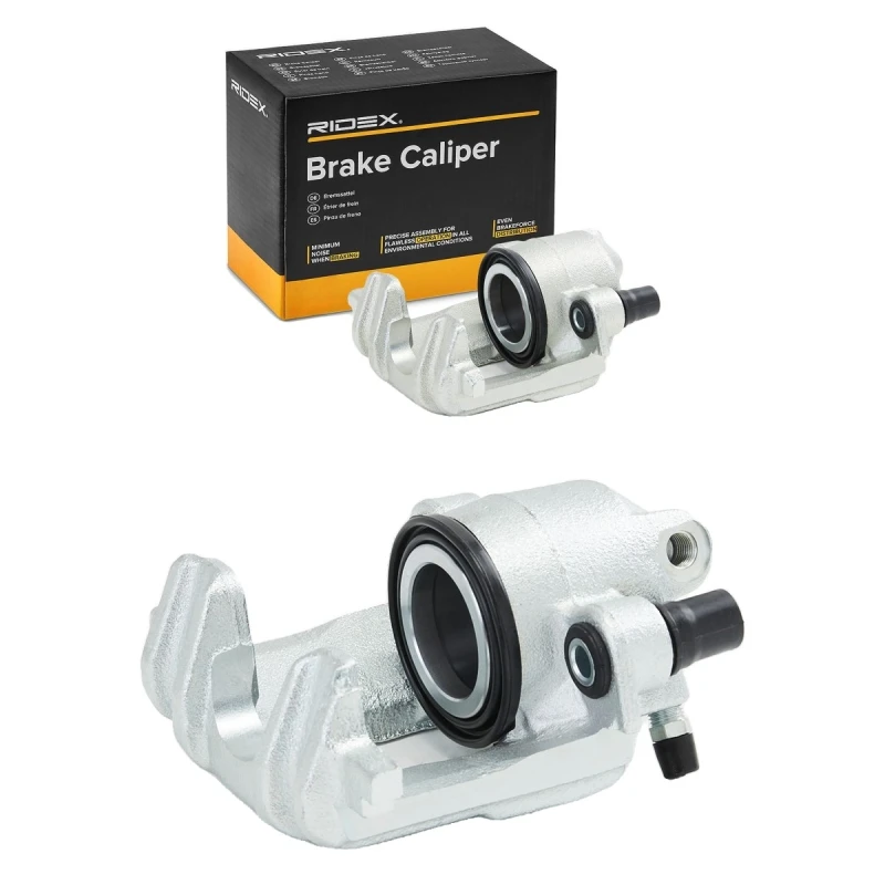 Image of RIDEX 78B1982 Brake caliper Front Axle, without holder Cast Iron Brake Caliper (78)