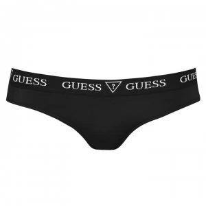 image of Guess Tape Bikini Briefs - Black A996