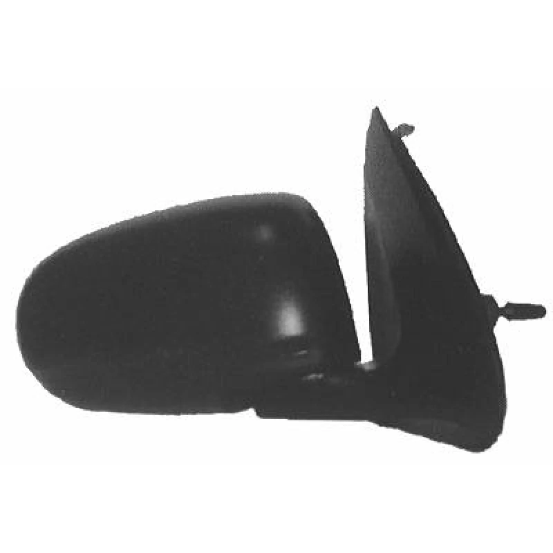 Image of DIEDERICHS 6016024 Wing mirror Right, black, Control: cable pull, Grained Outside Mirror (50)