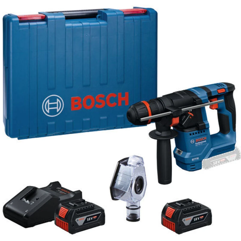 Image of Bosch GBH 18V-18 X 18v Cordless SDS Plus Hammer Drill 0611927171 Batteries: 2 x 5ah Li-ion