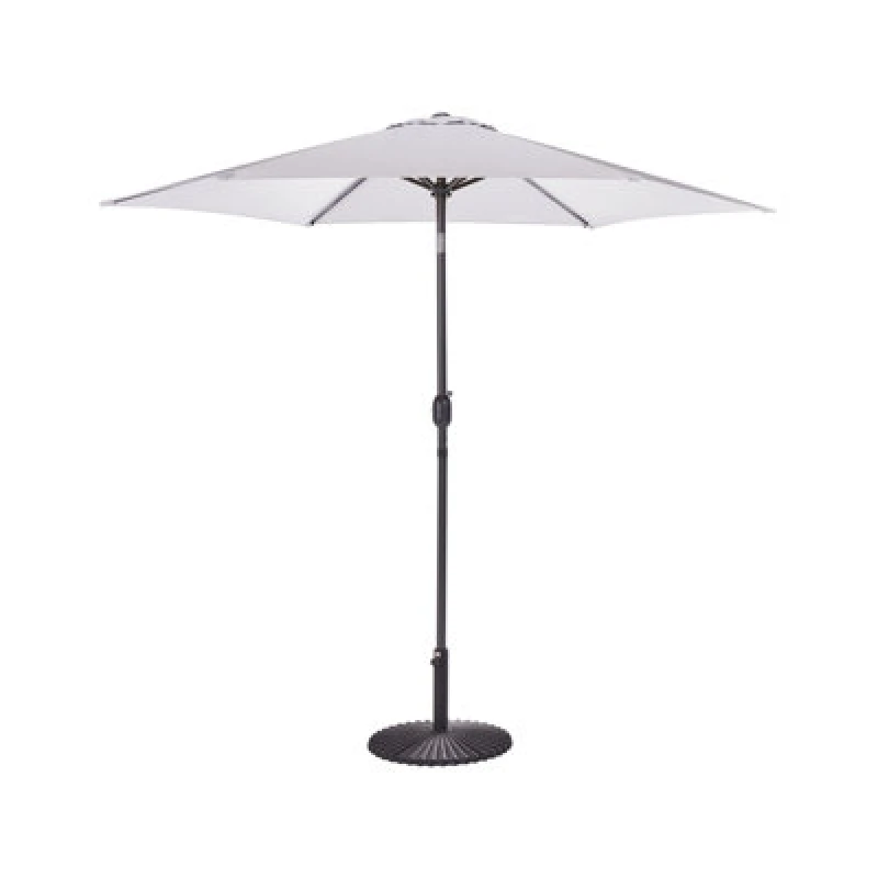 Image of Beliani Market Parasol 270 Cm Varese Light Grey