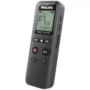 image of Philips DVT-1160 Digital dictaphone Max. recording time 150 h Black