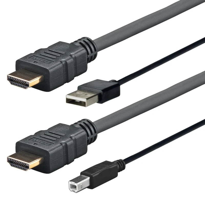 Image of Vivolink PROHDMIUSBAB4 video cable adapter 4m HDMI + USB Type-A HDMI