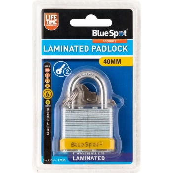 Image of Bluespot - 77013 40mm Laminated Padlock
