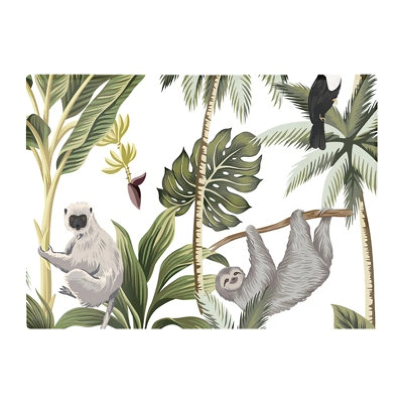 Image of Warren Reed Designer Tropical Sloths Chopping Board