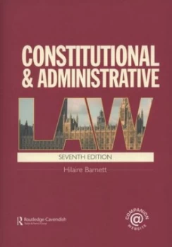 Image of Constitutional and Administrative Law by Hilaire Barnett Book