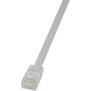 Image of LogiLink CF2071U RJ45 Network cable, patch cable CAT 6 U/UTP 5m White highly flexible
