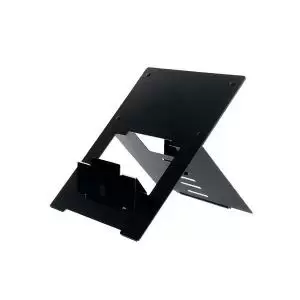 image of R-Go Riser Laptop Stand Height Adjustable Black RGORISTBL RG49053