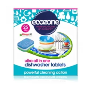 image of Ecozone Dishwasher Tablets Ultra 25 tablet