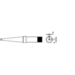 Image of Weller 4PTK7-1 Soldering tip Long Tip size 1.2mm Content