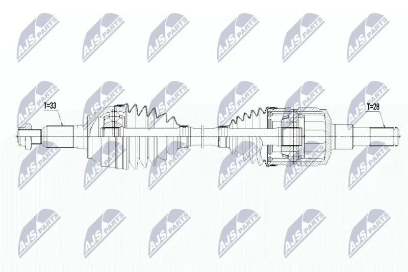 Image of NTY Drive shaft NTY NPW-CH-070