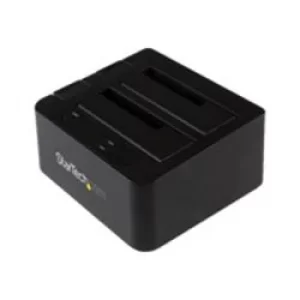 image of StarTech USB 3.1 Gen 2 10GBps Dual bay Dock For 2.5" And 3.5" Sata SSD HDDs