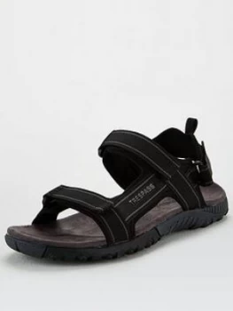 Image of Trespass Alderley Sandal - Black, Size 9, Men