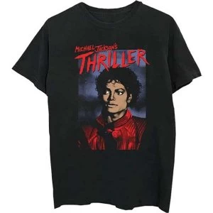 image of Michael Jackson - Thriller Pose Mens Large T-Shirt - Black