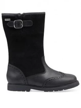 Image of Start-rite Toasty Boot, Black Leather, Size 9.5 Younger
