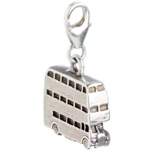 Image of Sterling Silver Knight Bus Clip on Charm