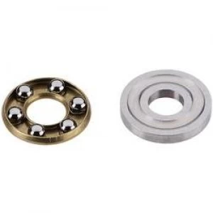 Image of Reely Deep groove ball bearing axial Chrome steel Inside diameter 4mm Outside diameter 12mm Rotational speed max