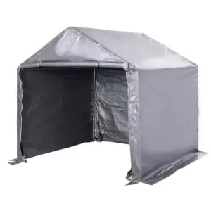Image of Outsunny 2X2M Temporary Outdoor Waterproof Carport W/ Steel Frame Accessories