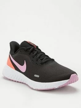 Image of Nike Revolution 5 - Black/Pink, Size 4, Women
