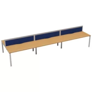 Image of CB 6 Person Bench 1400 X 800 Cable Port Beech-White
