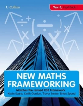 Image of New Maths Frameworking Year 8. Pupil Book 1 by Kevin Evans Paperback