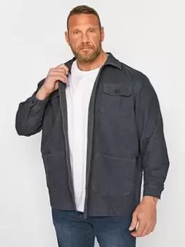 Image of BadRhino Navy Overshirt, Blue, Size XL, Men