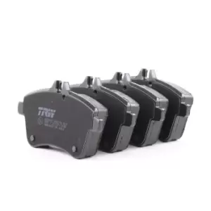 Image of TRW Brake pad set prepared for wear indicator GDB1628 Brake pads,Brake pad set, disc brake MERCEDES-BENZ,A-Klasse (W169),B-Klasse (W245)