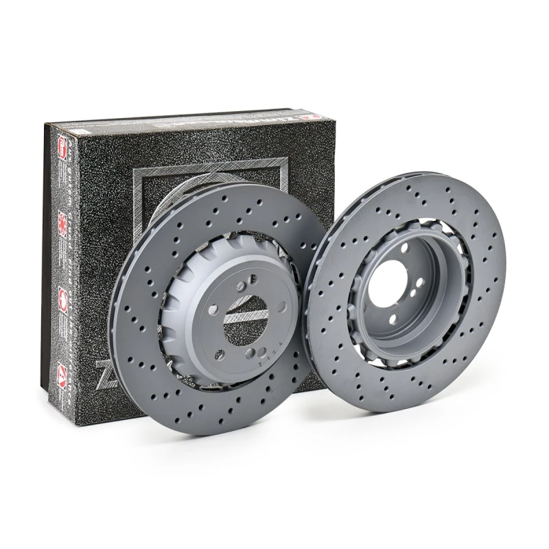 Image of ZIMMERMANN 150.2942.70 Brake disc FORMULA Z BRAKE DISC Rear Axle Left, Aluminium Brake Disc Hub, Coated, Alloyed/High-carbon Brake Disc (82)