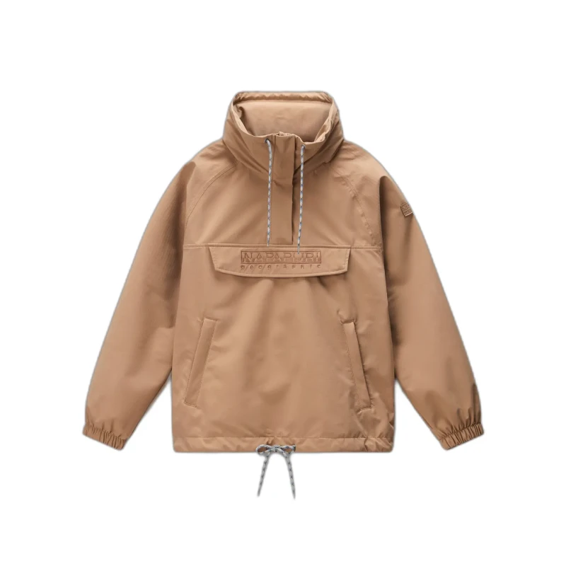 Image of Womens waterproof jacket Napapijri Rainforest Marron Female XL