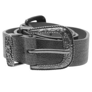 Image of Firetrap Double Buckle West Belt Ladies - Grey