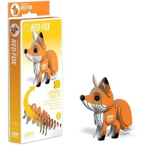 image of EUGY Red Fox 3D Craft Kit