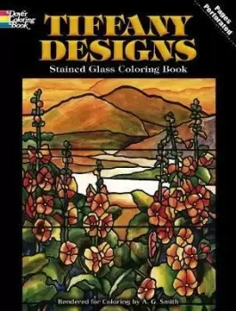 Image of Tiffany Designs Stained Glass Coloring Book by A. G. Smith