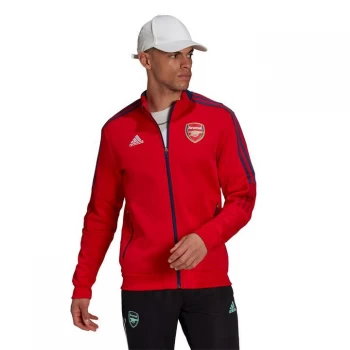 Image of adidas Arsenal Anthem Jacket 2021 2022 - Red