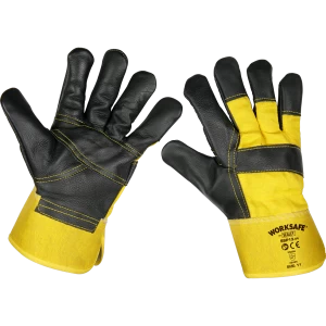 image of Sealey SSP13 Riggers Gloves Hide Palm L