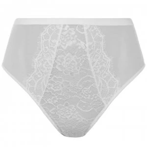 image of Figleaves Pulse High Waist Briefs - White