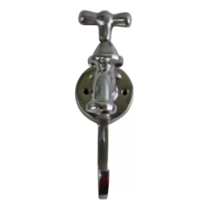 Image of Towel Holder Single Hook With Tap Design