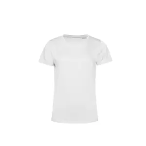 Image of B&C Womens/Ladies E150 Organic Short-Sleeved T-Shirt (3XL) (White)