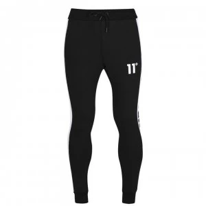 image of 11 Degrees Odin Text Jogging Pants - Black