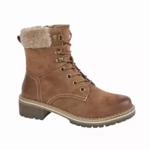 Image of Cipriata Womens/Ladies Agatella Ankle Boots (4 UK) (Tan)