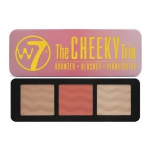 image of W7 Cosmetics W7 Cheeky Trio The Ultimate 3 in 1 Palette