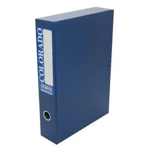 Image of Rexel Colorado Box Foolscap File Blue Pack of 5 30413EAST