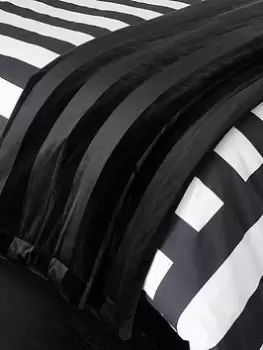 Image of Style Sisters Velvet Stripe Bedspread