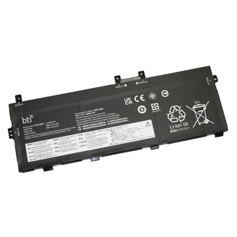 Image of BTI BTI SB11A13105 compatible 52.9Wh 3-cell battery for Lenovo T14s G3 SB11A13105-BTI